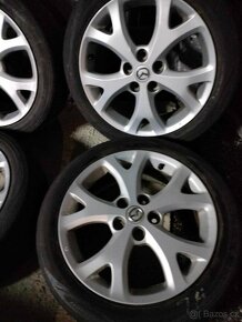 4ks alu disky orig. Mazda 5x114,3 R17 + pneu - 3