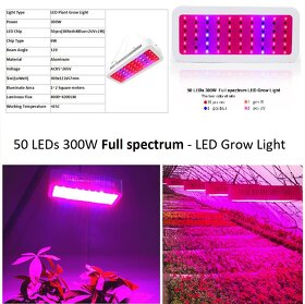 Nové světelné LED  Grow Light - Full Spectrum. - 3