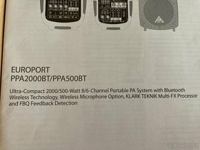 Europort PPA2000BT/PPA500BT Ultra-Compact - 3