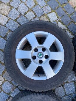 Alu kola 5x112 R15 letní pneu 195/65 R15 - 3