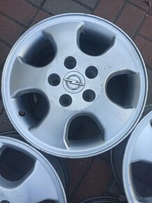 OPEL 5X110X65, 6JX15 ET49-ORIGINÁLNÍ ALU KOLA - 3