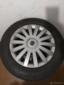 Kola Suzuki 5x114,3 zimní pneu 195/65 R15 + poklice - 3