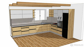 3D Navrhy kuchyne - 3
