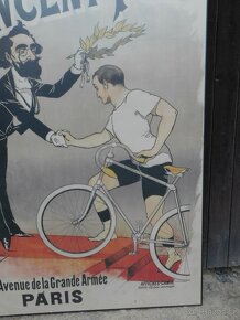 Originální reklamní litografický plakát CYCLES VINCENT FILS - 3