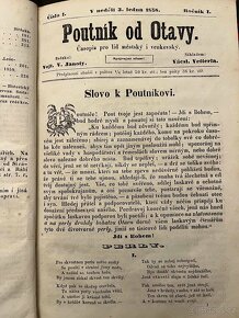 Poutník od Otavy - rok 1858 - starožitný časopis Písecko ... - 3