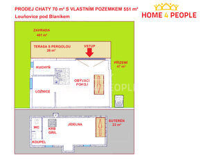 Prodej chaty, 70 m², J. Žižky, Louňovice pod Blaníkem - 3