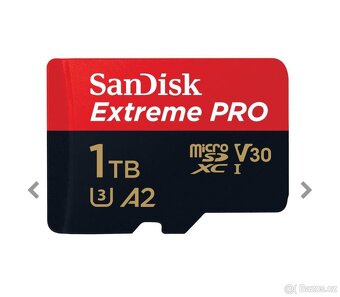 SanDisk Extreme PRO/micro SDXC 1T - NOVÁ - 3