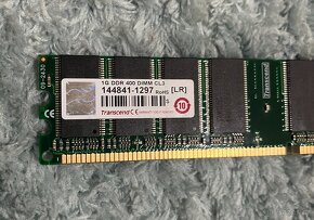 Paměti RAM do PC, typu DDR, DDR2 a DDR3, cena za vše - 3