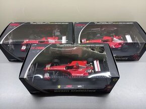 3x F1 FERRARI F2000 2001 a 2003GA SCHUMACHER HW ELITE 1:18 - 3