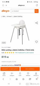 Dětská jídelní židlička Antilop Ikea - 3