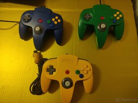 Nintendo 64 ovladače originál - 3