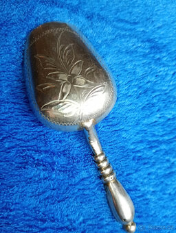 Stříbrná CADDY spoon lžička na kaviár - 3