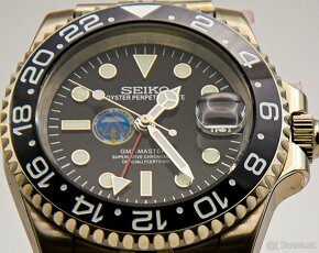 SEIKO GMT-Master x GSPR mod, NH34, safír, pouzdro, kufřík - 3