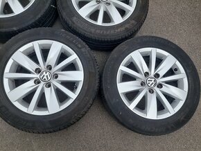 Alu kola 16" VW Perugia 5x112 s pneu 215/55R16 - 3