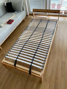 Ikea rám postel + rošt (NEIDEN + LÖNSET) 90x200 cm - 3