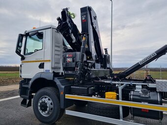 MAN 18.290 4x4 ČTYŘKOLKA RUKA HIAB A NOSIČ KONTEJNERU - 3