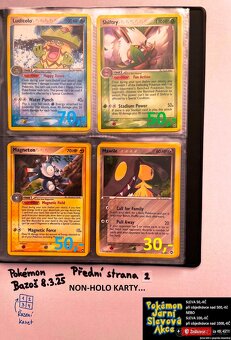 Kusové karty TCG Pokémon STARÉ 15-20LET (ORIGINÁL) - 3