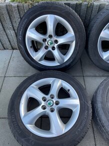 Alu kola 5x100 včetně letních pneu 195/55R15 - 3