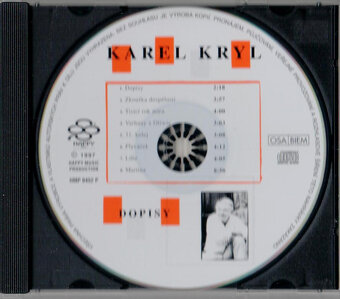 Karel Kryl: Dopisy 1997 CD - 3