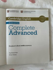 Učebnice Cambridge English Comlete Advanced - 3