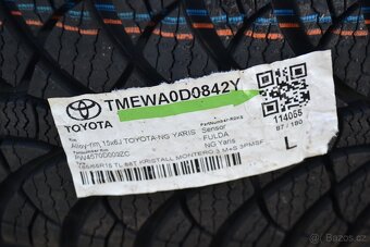 NOVÁ originální zimní sada Toyota Yaris, pneu 185/65 R15 - 3