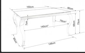Jídelní stůl Prince - 3