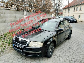 Prodám vyměním škoda Superb 1.9 TDI 96 kW nová STK - 3