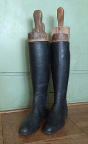 Jezdecké boty včetně dřevěných napínáků, historické - 3
