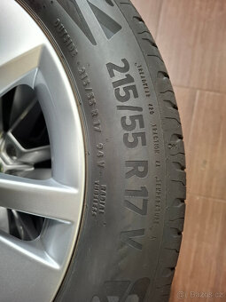 Nová letní orig. sada Škoda Karoq 215/55 R17 Continental - 3