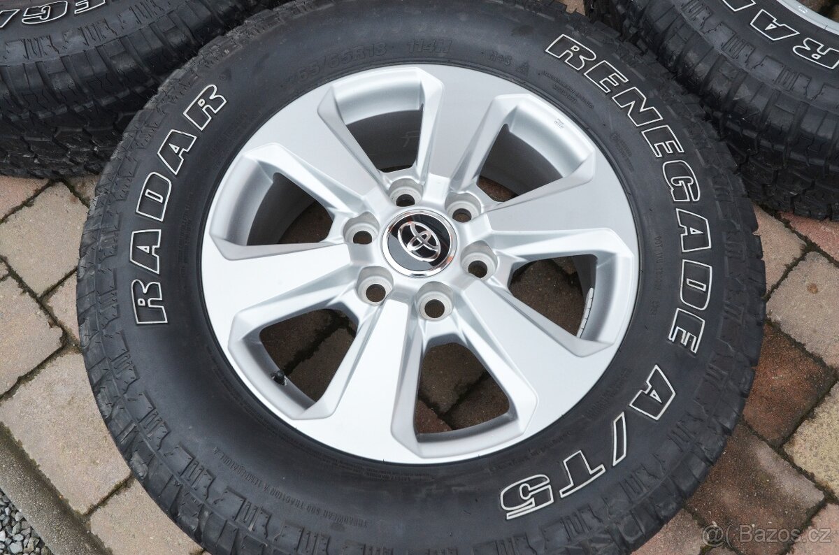 NOVÁ orig. alu sada TOYOTA  265/65 R18