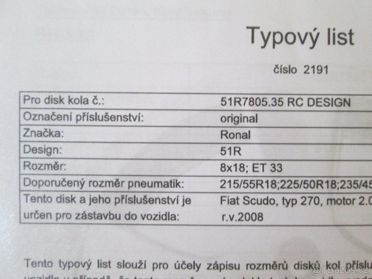 TYPOVE LISTY PRO ZAPIS KOL DO TP