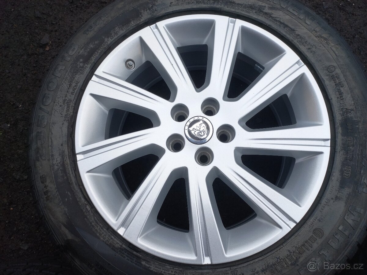 Prodám sadu Orig ALU kol Jaguar 235/60R18 zimní