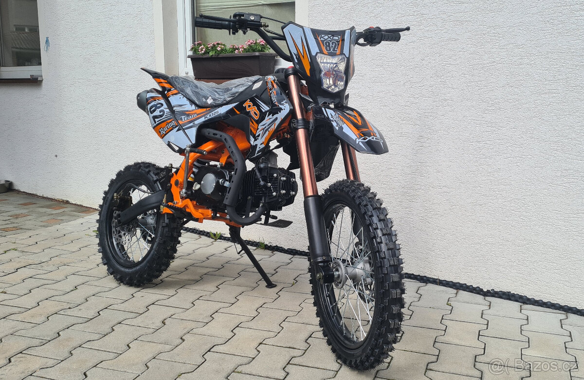 Pitbike KXD GT- 125S, kola 17/14, Delta rám, motor Honda DAX