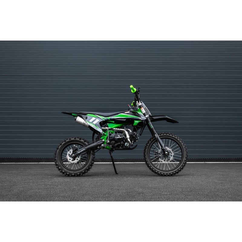 Pitbike Leramotors Shark 125, e-start, zelena