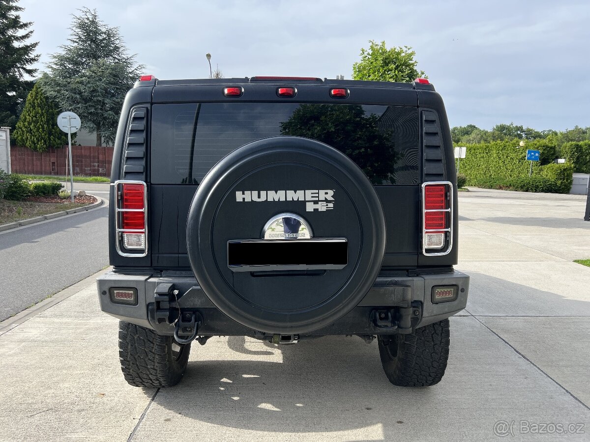 Hummer H2 2008 facelift, 6.2 V8, 20" originál kola, naviják