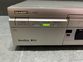 SHARP VC-S2000 videorekordér S-VHS s TBC - 4