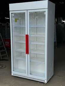 Prosklená chladicí lednice 117x63,5x226cm - 4