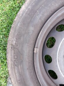 Plechové disky 4ks 15" pneu Michelin na dojetí - 4