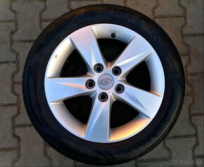 Alu kola originál Hyundai Elantra 5x114,3 R16 KRÁSNÁ SADA - 4