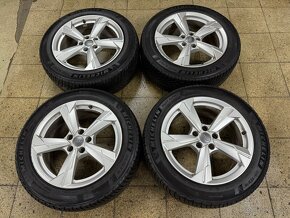 Originální ALU kola audi 5x112 r18 zimní pneu 7mm - 4