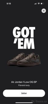 Nike JORDAN 1 RETRO LOW OG SP TRAVIS SCOTT VELVET BROWN - 4