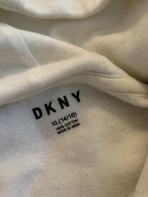 DKNY bavlněná bílá mikina - 4