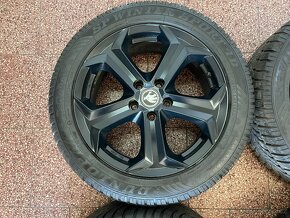 Alu kola 5x112 r17 zimní pneu 5,5mm - 4