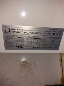 Plynový kotel DAKON GL30 EKO + čerpadlo + expanzní nádoba - 4