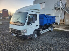 HÁKOVÝ NOSIČ KONTEJNERŮ  MITSUBISHI CANTER FUSO DO 3.5 TUNY - 4