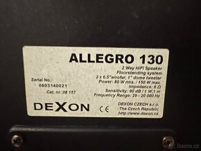 Sloupcové reproduktory DEXON Allegro 130 - 4