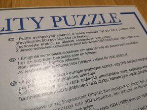 Vysoce kvalitní puzzle - Zeměkoule - 1504 dílků - nové - 4