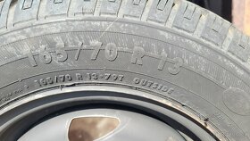 Plechové kola 4x108 Pneumatiky Letní 165/70 R13 - 4