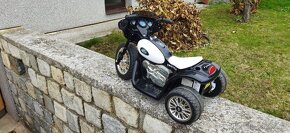 Dětská Elektrická Motorka Policejní Chopper Harleyek - 4