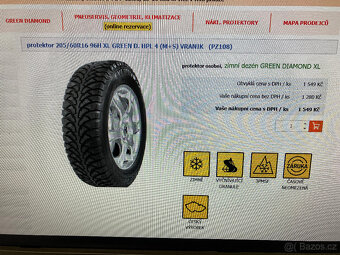 Prodám zimní nové pneu 205/60 R16 - 4